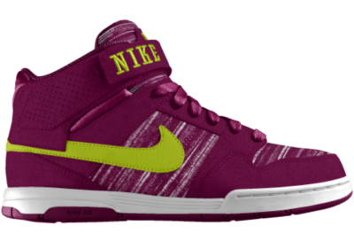 Nike Air Mogan Mid 2 iD Custom Kids Skateboarding Shoes (3.5y 6y)   Purple