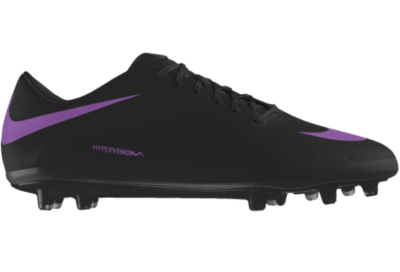 Nike HYPERVENOM Phatal FG iD Custom Mens Firm Ground Soccer Cleats   Black