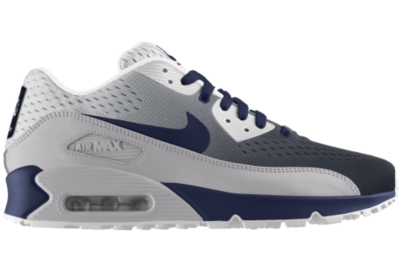 Nike Air Max 90 EM (FFF   France) iD Custom Mens Shoes   Grey