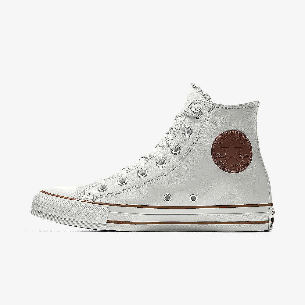 Converse Custom Chuck Taylor All Star Leather High Top Shoe. Nike.com