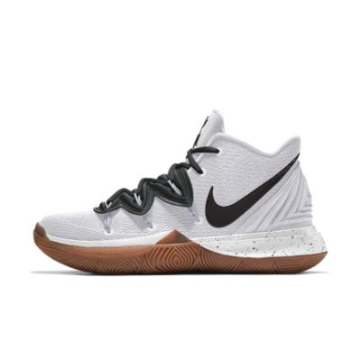 Nike Kyrie 5 Unveiled PE White Green Black For Sale Scelf