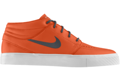 Nike SB Zoom Stefan Janoski Mid iD Custom Womens Skateboarding Shoes   Orange