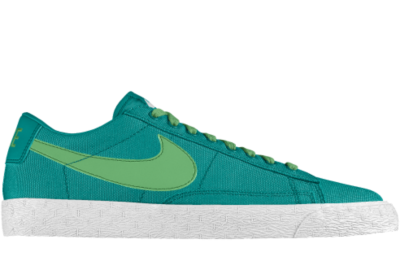 Nike Blazer Low iD Custom Mens Shoes   Green