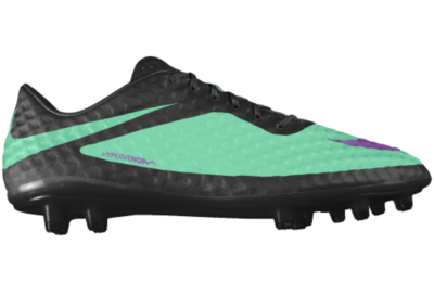 Nike HYPERVENOM Phantom FG iD Custom Womens Firm Ground Soccer Cleats   Black