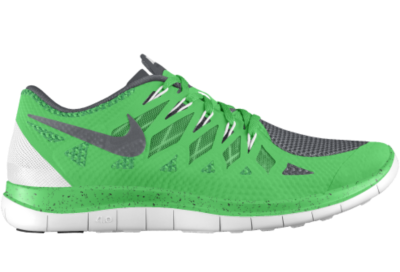 Nike Free 4.0 Hybrid iD Custom Mens Running Shoes   Green