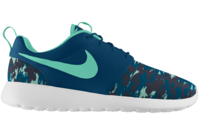 Nike Roshe Run iD Custom Womens Shoes   Blue