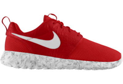 Nike Roshe Run iD Custom Kids Shoes (3.5y 6y)   Red