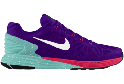 Nike LunarGlide 6 iD Custom Kids Running Shoes (3.5y 6y)   Purple