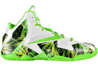 Nike LeBron 11 iD Custom Basketball Shoes   Green