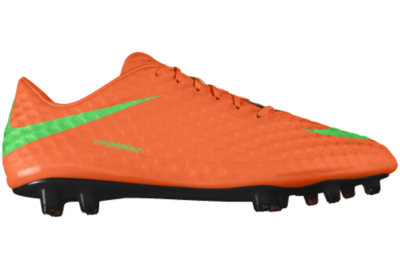 Nike HYPERVENOM Phantom FG iD Custom Womens Firm Ground Soccer Cleats   Orange