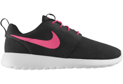 Nike Roshe Run iD Custom Kids Shoes (3.5y 6y)   Black