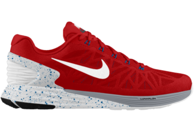 Nike LunarGlide 6 iD Custom Running Shoes   Red