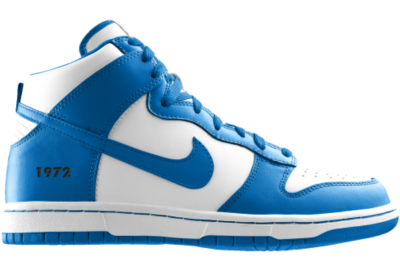 Nike Dunk High Be True iD Custom Kids Shoes (4y 6y)   Blue