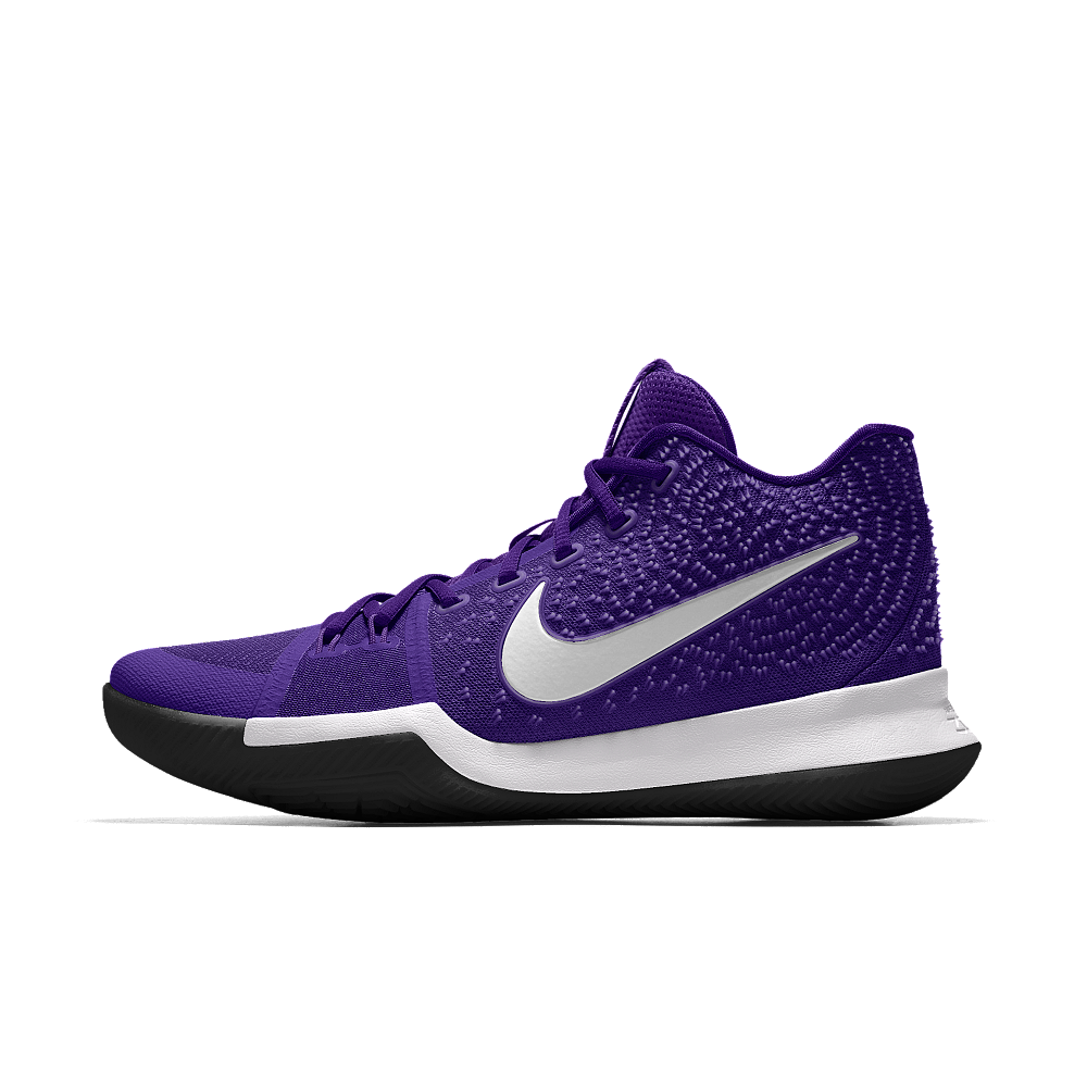 kyrie 3 purple and black