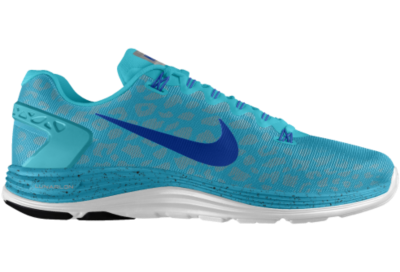 Nike LunarGlide 5 Shield iD Custom Mens Running Shoes   Blue