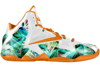 LeBron 11 iD Custom Mens Basketball Shoes   Orange