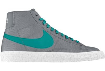 Nike Blazer Mid iD Custom Kids Shoes (3.5y 6y)   Green