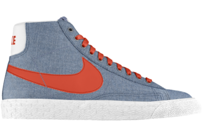 Nike Blazer Mid iD Custom Mens Shoes   Orange