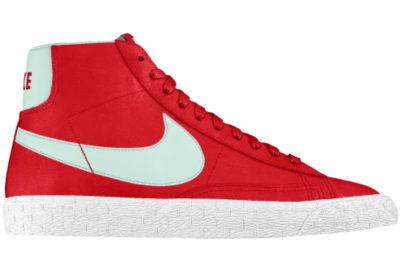 Nike Blazer Mid Premium iD Custom Kids Shoes (3.5y 6y)   Red