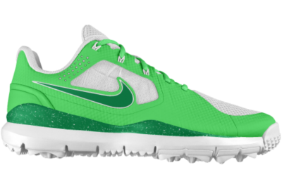 Nike TW 14 iD Custom (Wide) Mens Golf Shoes   Green