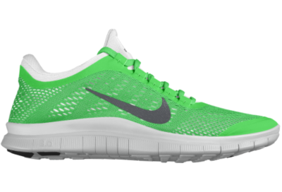 Nike Free 3.0 Shield iD Custom Mens Running Shoes   Green