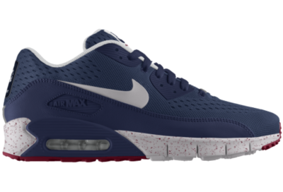 Nike Air Max 90 NM EM (FFF   France) iD Custom Kids Shoes (6y)   Blue