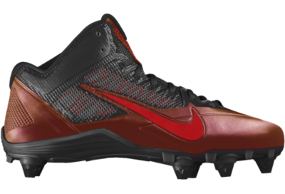 Nike Alpha Pro 3/4 D iD Custom Mens Football Cleats   Red