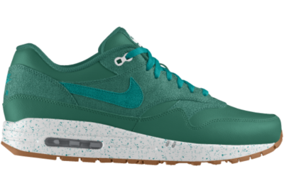 Nike Air Max 1 iD Custom Kids Shoes (3.5y 6y)   Green