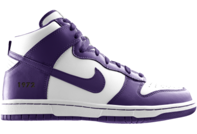 Nike Dunk High Be True iD Custom Kids Shoes (4y 6y)   Purple