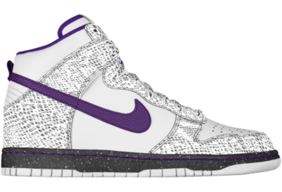 Nike Dunk High iD Custom Kids Shoes (4y 6y)   Purple