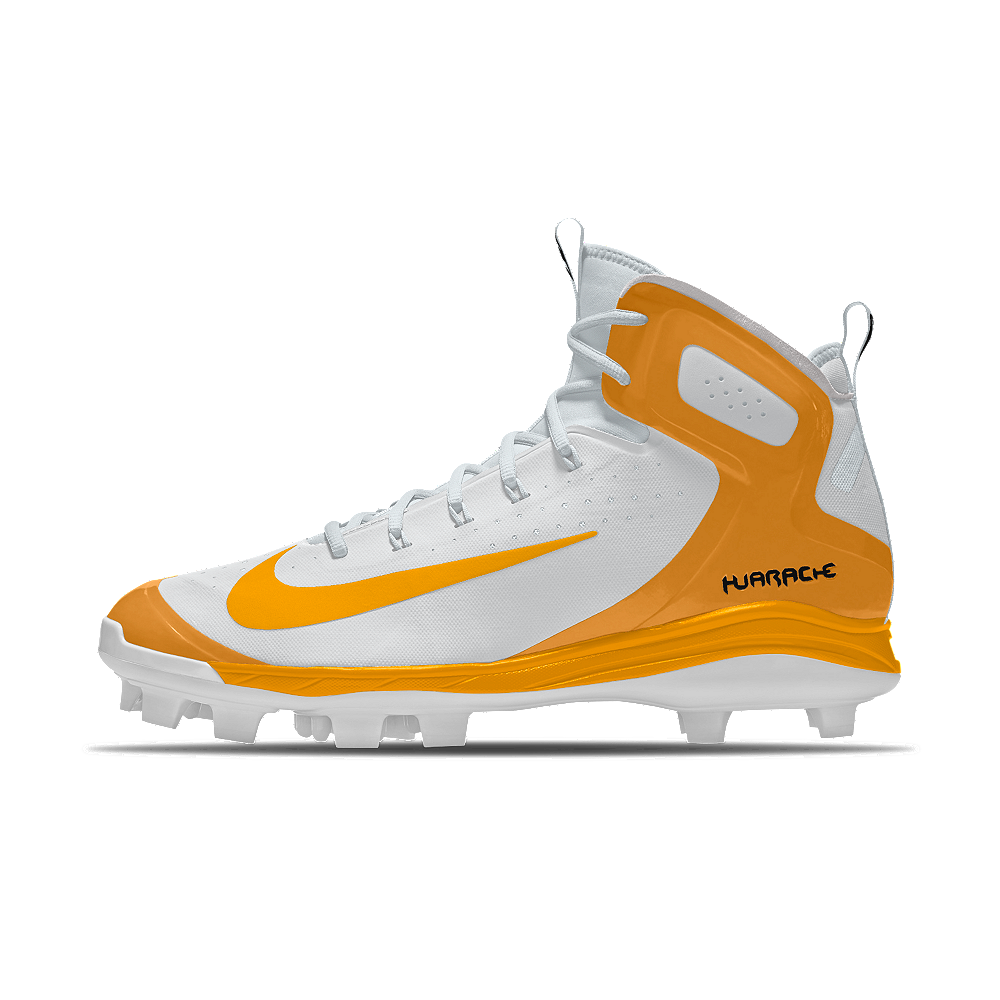 Nike Alpha Huarache Elite Mid MCS iD Men's Baseball Cleats Size 13.5 (White) | Shop Your Way