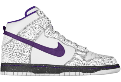 Nike Dunk High iD Custom Womens Shoes   Purple