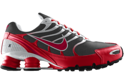 Nike Shox Turbo+ VI iD Custom (Narrow) Mens Running Shoes   Red