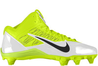 Nike Alpha Pro 3/4 D iD Custom Mens Football Cleats   Yellow