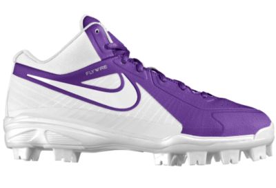 purple softball cleats