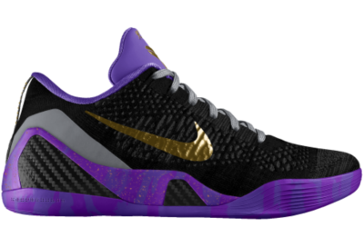 Nike Kobe 9 Elite Low iD Custom Basketball Shoes   Gold