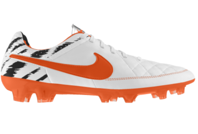 Nike Tiempo Legacy FG iD Custom Mens Firm Ground Soccer Cleats   White
