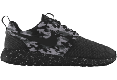 Nike Roshe Run iD Custom Mens Shoes   Black