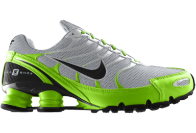 Nike Shox Turbo+ VI iD Custom Womens Running Shoes   Green