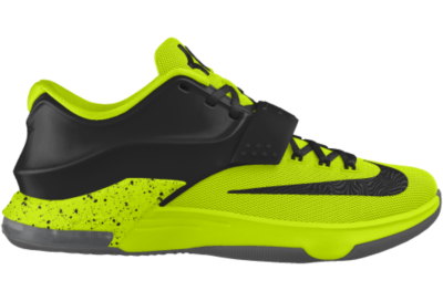 Nike KD7 iD Custom Basketball Shoes   Yellow