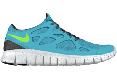 Nike Free Run 2 iD Custom Mens Running Shoes   Blue