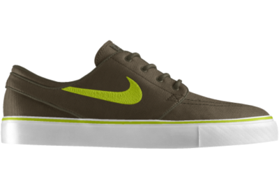Nike SB Zoom Stefan Janoski iD Custom Kids Skateboarding Shoes (4y 5.5y)   Gree