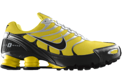 Nike Shox Turbo+ VI iD Custom Mens Running Shoes   Yellow