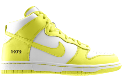 Nike Dunk High Be True iD Custom Kids Shoes (4y 6y)   Yellow